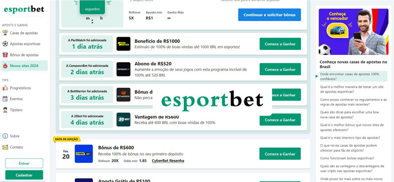 Atendimento ao Cliente Esport Bet